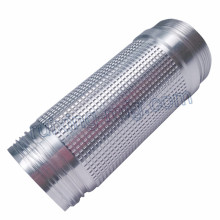 Mesh Grid Knurling Aluminum CNC Turning Machining Body for LED Flashlight Torch Matal Part